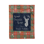 Scotstee Shop Tartan Plaid Christmas Fleece Blankets Clan Bruce Ancient Plaid Blanket, tartan blanket, tartan blanket fleece, plaid blanket, plaid fleece blanket, clan tartan blanket, clan blanket, christmas blanket