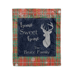 Scotstee Shop Tartan Plaid Christmas Fleece Blankets Clan Bruce Ancient Plaid Blanket, tartan blanket, tartan blanket fleece, plaid blanket, plaid fleece blanket, clan tartan blanket, clan blanket, christmas blanket