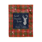 Scotstee Shop Tartan Plaid Christmas Fleece Blankets Clan Bruce Plaid Blanket, tartan blanket, tartan blanket fleece, plaid blanket, plaid fleece blanket, clan tartan blanket, clan blanket, christmas blanket
