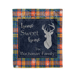Scotstee Shop Tartan Plaid Christmas Fleece Blankets Clan Buchanan Ancient Plaid Blanket, tartan blanket, tartan blanket fleece, plaid blanket, plaid fleece blanket, clan tartan blanket, clan blanket, christmas blanket