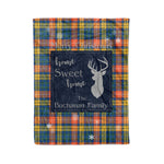 Scotstee Shop Tartan Plaid Christmas Fleece Blankets Clan Buchanan Ancient Plaid Blanket, tartan blanket, tartan blanket fleece, plaid blanket, plaid fleece blanket, clan tartan blanket, clan blanket, christmas blanket