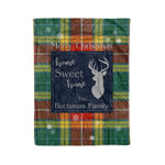 Scotstee Shop Tartan Plaid Christmas Fleece Blankets Clan Buchanan Old Sett Plaid Blanket, tartan blanket, tartan blanket fleece, plaid blanket, plaid fleece blanket, clan tartan blanket, clan blanket, christmas blanket