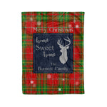 Scotstee Shop Tartan Plaid Christmas Fleece Blankets Clan Burnett Ancient Plaid Blanket, tartan blanket, tartan blanket fleece, plaid blanket, plaid fleece blanket, clan tartan blanket, clan blanket, christmas blanket