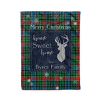 Scotstee Shop Tartan Plaid Christmas Fleece Blankets Clan Byres Plaid Blanket, tartan blanket, tartan blanket fleece, plaid blanket, plaid fleece blanket, clan tartan blanket, clan blanket, christmas blanket