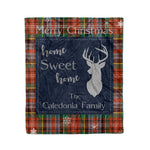Scotstee Shop Tartan Plaid Christmas Fleece Blankets Clan Caledonia Plaid Blanket, tartan blanket, tartan blanket fleece, plaid blanket, plaid fleece blanket, clan tartan blanket, clan blanket, christmas blanket