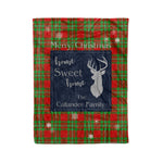 Scotstee Shop Tartan Plaid Christmas Fleece Blankets Clan Callander Plaid Blanket, tartan blanket, tartan blanket fleece, plaid blanket, plaid fleece blanket, clan tartan blanket, clan blanket, christmas blanket
