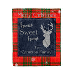Scotstee Shop Tartan Plaid Christmas Fleece Blankets Clan Cameron Modern Plaid Blanket, tartan blanket, tartan blanket fleece, plaid blanket, plaid fleece blanket, clan tartan blanket, clan blanket, christmas blanket