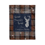 Scotstee Shop Tartan Plaid Christmas Fleece Blankets Clan Cameron Of Erracht Weathered Plaid Blanket, tartan blanket, tartan blanket fleece, plaid blanket, plaid fleece blanket, clan tartan blanket, clan blanket, christmas blanket