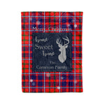 Scotstee Shop Tartan Plaid Christmas Fleece Blankets Clan Cameron Of Lochiel Modern Plaid Blanket, tartan blanket, tartan blanket fleece, plaid blanket, plaid fleece blanket, clan tartan blanket, clan blanket, christmas blanket