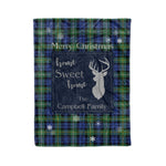 Scotstee Shop Tartan Plaid Christmas Fleece Blankets Clan Campbell Argyll Ancient Plaid Blanket, tartan blanket, tartan blanket fleece, plaid blanket, plaid fleece blanket, clan tartan blanket, clan blanket, christmas blanket