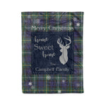 Scotstee Shop Tartan Plaid Christmas Fleece Blankets Clan Campbell Argyll Modern Plaid Blanket, tartan blanket, tartan blanket fleece, plaid blanket, plaid fleece blanket, clan tartan blanket, clan blanket, christmas blanket