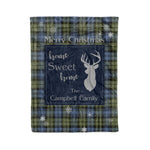 Scotstee Shop Tartan Plaid Christmas Fleece Blankets Clan Campbell Faded Plaid Blanket, tartan blanket, tartan blanket fleece, plaid blanket, plaid fleece blanket, clan tartan blanket, clan blanket, christmas blanket