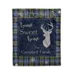 Scotstee Shop Tartan Plaid Christmas Fleece Blankets Clan Campbell Faded Plaid Blanket, tartan blanket, tartan blanket fleece, plaid blanket, plaid fleece blanket, clan tartan blanket, clan blanket, christmas blanket