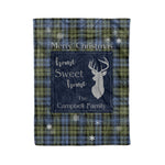 Scotstee Shop Tartan Plaid Christmas Fleece Blankets Clan Campbell Faded Plaid Blanket, tartan blanket, tartan blanket fleece, plaid blanket, plaid fleece blanket, clan tartan blanket, clan blanket, christmas blanket