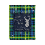 Scotstee Shop Tartan Plaid Christmas Fleece Blankets Clan Campbell Of Breadalbane Ancient Plaid Blanket, tartan blanket, tartan blanket fleece, plaid blanket, plaid fleece blanket, clan tartan blanket, clan blanket, christmas blanket