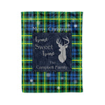 Scotstee Shop Tartan Plaid Christmas Fleece Blankets Clan Campbell Of Breadalbane Ancient Plaid Blanket, tartan blanket, tartan blanket fleece, plaid blanket, plaid fleece blanket, clan tartan blanket, clan blanket, christmas blanket