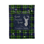Scotstee Shop Tartan Plaid Christmas Fleece Blankets Clan Campbell Of Breadalbane Modern Plaid Blanket, tartan blanket, tartan blanket fleece, plaid blanket, plaid fleece blanket, clan tartan blanket, clan blanket, christmas blanket