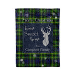 Scotstee Shop Tartan Plaid Christmas Fleece Blankets Clan Campbell Of Breadalbane Modern Plaid Blanket, tartan blanket, tartan blanket fleece, plaid blanket, plaid fleece blanket, clan tartan blanket, clan blanket, christmas blanket