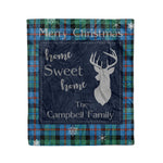 Scotstee Shop Tartan Plaid Christmas Fleece Blankets Clan Campbell Of Cawdor Ancient Plaid Blanket, tartan blanket, tartan blanket fleece, plaid blanket, plaid fleece blanket, clan tartan blanket, clan blanket, christmas blanket