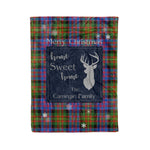Scotstee Shop Tartan Plaid Christmas Fleece Blankets Clan Carnegie Ancient Plaid Blanket, tartan blanket, tartan blanket fleece, plaid blanket, plaid fleece blanket, clan tartan blanket, clan blanket, christmas blanket