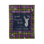 Scotstee Shop Tartan Plaid Christmas Fleece Blankets Clan Carnegie Plaid Blanket, tartan blanket, tartan blanket fleece, plaid blanket, plaid fleece blanket, clan tartan blanket, clan blanket, christmas blanket