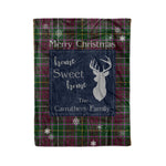 Scotstee Shop Tartan Plaid Christmas Fleece Blankets Clan Carruthers Plaid Blanket, tartan blanket, tartan blanket fleece, plaid blanket, plaid fleece blanket, clan tartan blanket, clan blanket, christmas blanket
