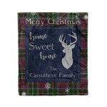 Scotstee Shop Tartan Plaid Christmas Fleece Blankets Clan Carruthers Plaid Blanket, tartan blanket, tartan blanket fleece, plaid blanket, plaid fleece blanket, clan tartan blanket, clan blanket, christmas blanket