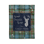 Scotstee Shop Tartan Plaid Christmas Fleece Blankets Clan Cathcart Plaid Blanket, tartan blanket, tartan blanket fleece, plaid blanket, plaid fleece blanket, clan tartan blanket, clan blanket, christmas blanket