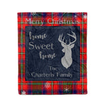 Scotstee Shop Tartan Plaid Christmas Fleece Blankets Clan Charteris Plaid Blanket, tartan blanket, tartan blanket fleece, plaid blanket, plaid fleece blanket, clan tartan blanket, clan blanket, christmas blanket