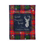 Scotstee Shop Tartan Plaid Christmas Fleece Blankets Clan Charteris Plaid Blanket, tartan blanket, tartan blanket fleece, plaid blanket, plaid fleece blanket, clan tartan blanket, clan blanket, christmas blanket