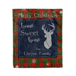 Scotstee Shop Tartan Plaid Christmas Fleece Blankets Clan Cheyne Plaid Blanket, tartan blanket, tartan blanket fleece, plaid blanket, plaid fleece blanket, clan tartan blanket, clan blanket, christmas blanket