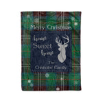 Scotstee Shop Tartan Plaid Christmas Fleece Blankets Clan Chisholm Hunting Ancient Plaid Blanket, tartan blanket, tartan blanket fleece, plaid blanket, plaid fleece blanket, clan tartan blanket, clan blanket, christmas blanket