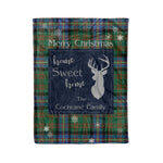 Scotstee Shop Tartan Plaid Christmas Fleece Blankets Clan Cochrane Ancient Plaid Blanket, tartan blanket, tartan blanket fleece, plaid blanket, plaid fleece blanket, clan tartan blanket, clan blanket, christmas blanket