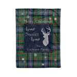 Scotstee Shop Tartan Plaid Christmas Fleece Blankets Clan Cochrane Ancient Plaid Blanket, tartan blanket, tartan blanket fleece, plaid blanket, plaid fleece blanket, clan tartan blanket, clan blanket, christmas blanket