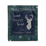 Scotstee Shop Tartan Plaid Christmas Fleece Blankets Clan Cockburn Modern Plaid Blanket, tartan blanket, tartan blanket fleece, plaid blanket, plaid fleece blanket, clan tartan blanket, clan blanket, christmas blanket