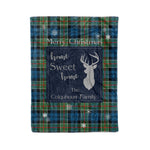 Scotstee Shop Tartan Plaid Christmas Fleece Blankets Clan Colquhoun Ancient Plaid Blanket, tartan blanket, tartan blanket fleece, plaid blanket, plaid fleece blanket, clan tartan blanket, clan blanket, christmas blanket
