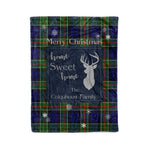 Scotstee Shop Tartan Plaid Christmas Fleece Blankets Clan Colquhoun Plaid Blanket, tartan blanket, tartan blanket fleece, plaid blanket, plaid fleece blanket, clan tartan blanket, clan blanket, christmas blanket