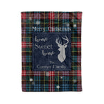 Scotstee Shop Tartan Plaid Christmas Fleece Blankets Clan Comyn Plaid Blanket, tartan blanket, tartan blanket fleece, plaid blanket, plaid fleece blanket, clan tartan blanket, clan blanket, christmas blanket