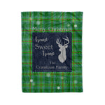 Scotstee Shop Tartan Plaid Christmas Fleece Blankets Clan Cranstoun Ancient Plaid Blanket, tartan blanket, tartan blanket fleece, plaid blanket, plaid fleece blanket, clan tartan blanket, clan blanket, christmas blanket