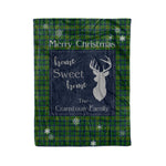 Scotstee Shop Tartan Plaid Christmas Fleece Blankets Clan Cranstoun Modern Plaid Blanket, tartan blanket, tartan blanket fleece, plaid blanket, plaid fleece blanket, clan tartan blanket, clan blanket, christmas blanket