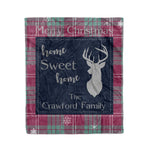 Scotstee Shop Tartan Plaid Christmas Fleece Blankets Clan Crawford Ancient Plaid Blanket, tartan blanket, tartan blanket fleece, plaid blanket, plaid fleece blanket, clan tartan blanket, clan blanket, christmas blanket
