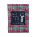 Scotstee Shop Tartan Plaid Christmas Fleece Blankets Clan Crawford Ancient Plaid Blanket, tartan blanket, tartan blanket fleece, plaid blanket, plaid fleece blanket, clan tartan blanket, clan blanket, christmas blanket