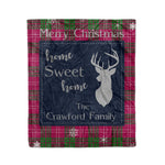 Scotstee Shop Tartan Plaid Christmas Fleece Blankets Clan Crawford Modern Plaid Blanket, tartan blanket, tartan blanket fleece, plaid blanket, plaid fleece blanket, clan tartan blanket, clan blanket, christmas blanket