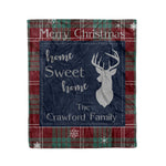 Scotstee Shop Tartan Plaid Christmas Fleece Blankets Clan Crawford Plaid Blanket, tartan blanket, tartan blanket fleece, plaid blanket, plaid fleece blanket, clan tartan blanket, clan blanket, christmas blanket