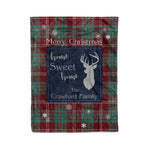 Scotstee Shop Tartan Plaid Christmas Fleece Blankets Clan Crawford Plaid Blanket, tartan blanket, tartan blanket fleece, plaid blanket, plaid fleece blanket, clan tartan blanket, clan blanket, christmas blanket