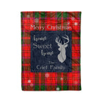 Scotstee Shop Tartan Plaid Christmas Fleece Blankets Clan Crief District Plaid Blanket, tartan blanket, tartan blanket fleece, plaid blanket, plaid fleece blanket, clan tartan blanket, clan blanket, christmas blanket