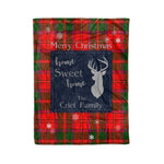 Scotstee Shop Tartan Plaid Christmas Fleece Blankets Clan Crief District Plaid Blanket, tartan blanket, tartan blanket fleece, plaid blanket, plaid fleece blanket, clan tartan blanket, clan blanket, christmas blanket