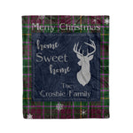 Scotstee Shop Tartan Plaid Christmas Fleece Blankets Clan Crosbie Plaid Blanket, tartan blanket, tartan blanket fleece, plaid blanket, plaid fleece blanket, clan tartan blanket, clan blanket, christmas blanket
