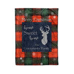 Scotstee Shop Tartan Plaid Christmas Fleece Blankets Clan Cruickshanks Plaid Blanket, tartan blanket, tartan blanket fleece, plaid blanket, plaid fleece blanket, clan tartan blanket, clan blanket, christmas blanket