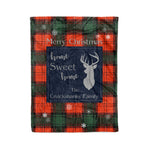 Scotstee Shop Tartan Plaid Christmas Fleece Blankets Clan Cruickshanks Plaid Blanket, tartan blanket, tartan blanket fleece, plaid blanket, plaid fleece blanket, clan tartan blanket, clan blanket, christmas blanket